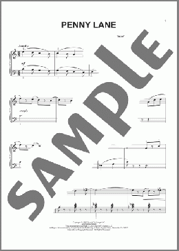 Penny Lane (arr. Phillip Keveren)(The Beatles) 楽譜 ピアノ（ソロ） ダウンロード