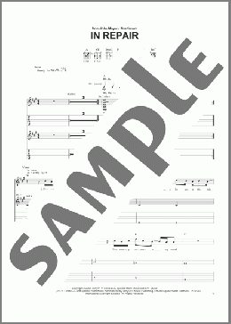 In Repair(John Mayer) 楽譜 ギター（ソロ） ダウンロード