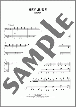 Hey Jude(The Beatles) 楽譜 ピアノ（連弾） ダウンロード
