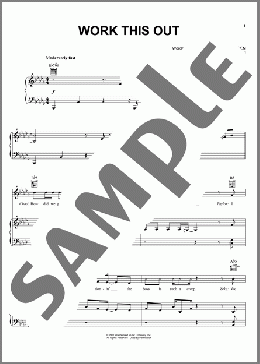 Work This Out(High School Musical 2) 楽譜 ピアノ & ボーカル & ギター ダウンロード