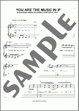 You Are The Music In Me (from High School Musical 2)(Zac Efron & Vanessa Hudgens) 楽譜 ピアノ（ソロ） ダウンロード