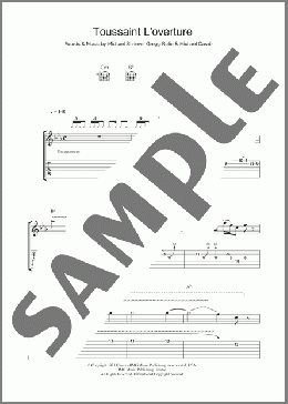 Toussaint L'Overture(Santana) 楽譜 ギター（ソロ） ダウンロード