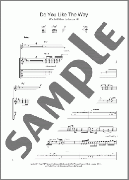 Do You Like The Way(Santana) 楽譜 ギター（ソロ） ダウンロード