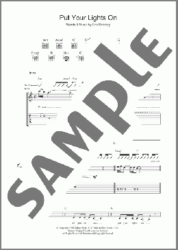Put Your Lights On(Santana) 楽譜 ギター（ソロ） ダウンロード