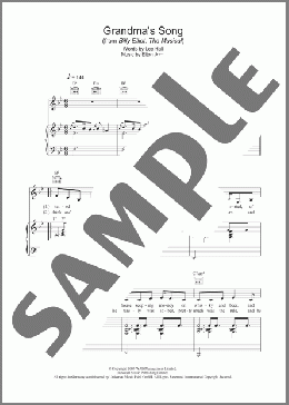 Grandma's Song(Elton John/Billy Elliot (Musical)) 楽譜 その他 ダウンロード