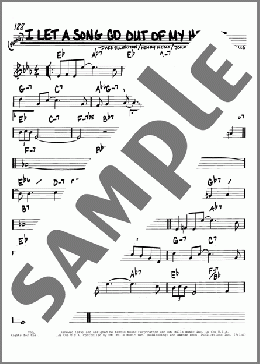 I Let A Song Go Out Of My Heart(Duke Ellington) 楽譜 その他 ダウンロード