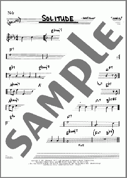 Solitude(Duke Ellington) 楽譜 その他 ダウンロード