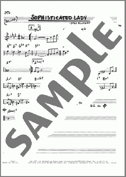 Sophisticated Lady(Duke Ellington) 楽譜 その他 ダウンロード