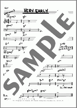 Very Early(Bill Evans) 楽譜 その他 ダウンロード