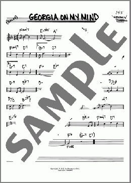 Georgia On My Mind(Ray Charles/Willie Nelson/Hoagy Carmichael) 楽譜 その他 ダウンロード