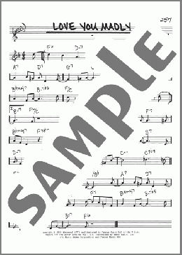 Love You Madly(Duke Ellington) 楽譜 その他 ダウンロード