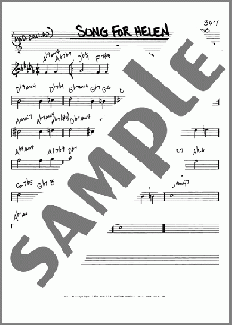 Song For Helen(Bill Evans) 楽譜 その他 ダウンロード