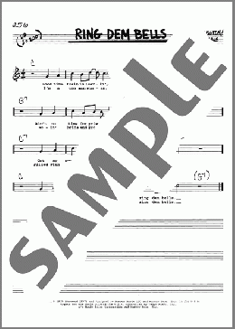 Ring Dem Bells(Duke Ellington) 楽譜 その他 ダウンロード