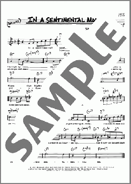 In A Sentimental Mood(Duke Ellington) 楽譜 その他 ダウンロード