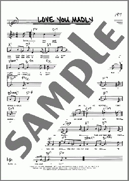 Love You Madly(Duke Ellington) 楽譜 その他 ダウンロード