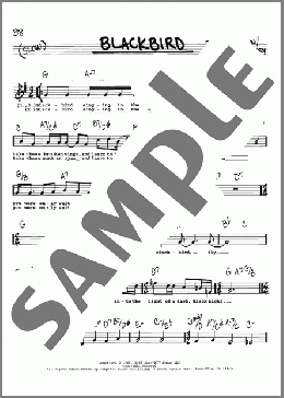 Blackbird(The Beatles) 楽譜 その他 ダウンロード