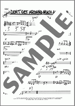 Don't Get Around Much Anymore(Duke Ellington) 楽譜 その他 ダウンロード