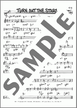 Turn Out The Stars(Bill Evans) 楽譜 その他 ダウンロード