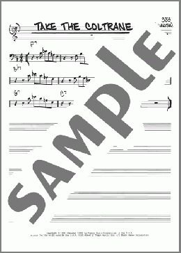 Take The Coltrane(Duke Ellington) 楽譜 その他 ダウンロード
