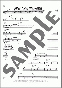 African Flower (Petite Fleur Africaine)(Duke Ellington) 楽譜 その他 ダウンロード