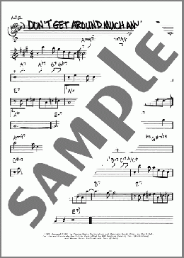 Don't Get Around Much Anymore(Duke Ellington) 楽譜 その他 ダウンロード