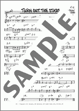 Turn Out The Stars(Bill Evans) 楽譜 その他 ダウンロード