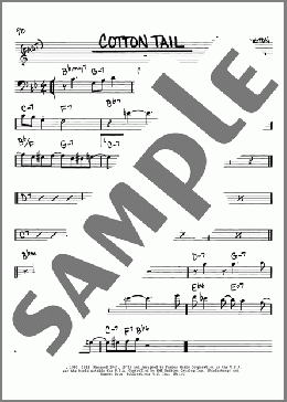 Cotton Tail(Duke Ellington) 楽譜 その他 ダウンロード