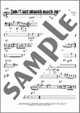 Don't Get Around Much Anymore(Duke Ellington) 楽譜 その他 ダウンロード