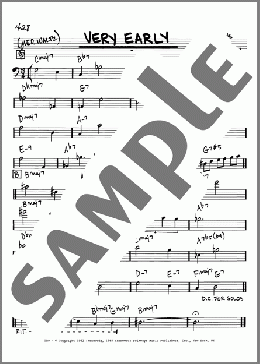 Very Early(Bill Evans) 楽譜 その他 ダウンロード
