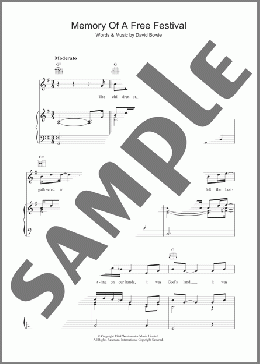 Memory Of A Free Festival(David Bowie) 楽譜 その他 ダウンロード