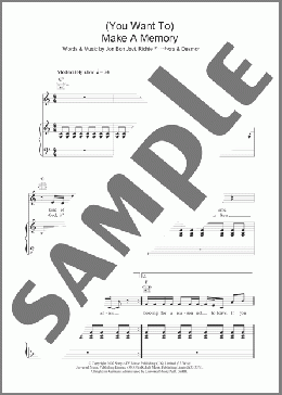 (You Want To) Make A Memory(Bon Jovi) 楽譜 その他 ダウンロード