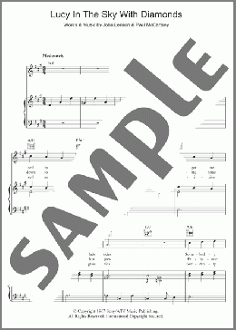 Lucy In The Sky With Diamonds(The Beatles) 楽譜 その他 ダウンロード