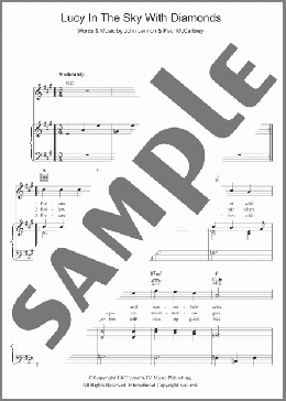 Lucy In The Sky With Diamonds(The Beatles) 楽譜 その他 ダウンロード