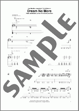 Dream No More(Metallica) 楽譜 ギター（ソロ） ダウンロード