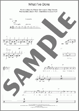 What I've Done(Linkin Park) 楽譜 ドラム ダウンロード