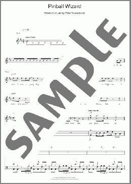 Pinball Wizard(The Who) 楽譜 ドラム ダウンロード