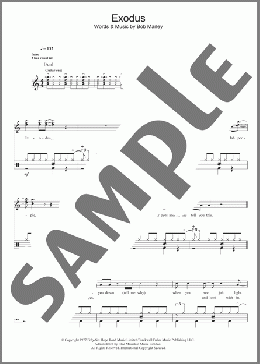 Exodus(Bob Marley) 楽譜 ドラム ダウンロード