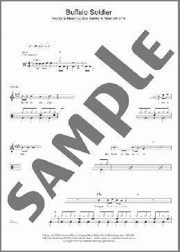 Buffalo Soldier(Bob Marley) 楽譜 ドラム ダウンロード