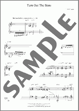 Turn Out The Stars(Bill Evans/Jane Monheit) 楽譜 ピアノ（ソロ） ダウンロード