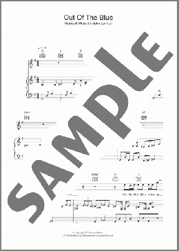 Out The Blue(John Lennon) 楽譜 その他 ダウンロード