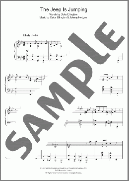 The Jeep Is Jumping(Duke Ellington) 楽譜 ピアノ（ソロ） ダウンロード