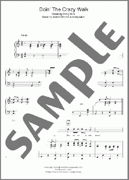 Doin' The Crazy Walk(Duke Ellington/Keith Nichols) 楽譜 その他 ダウンロード