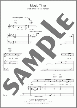 Magic Time(Van Morrison) 楽譜 その他 ダウンロード
