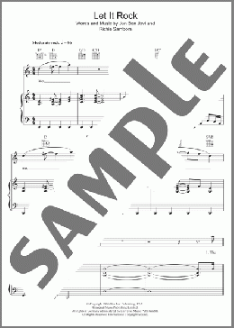 Let It Rock(Bon Jovi) 楽譜 その他 ダウンロード