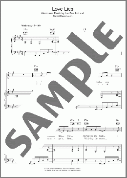 Love Lies(Bon Jovi) 楽譜 その他 ダウンロード