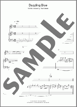 Dazzling Blue(Paul Simon) 楽譜 その他 ダウンロード