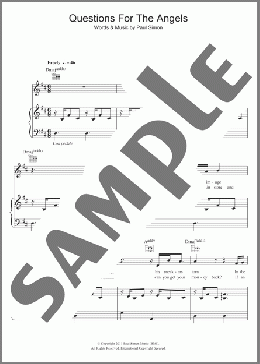 Questions For The Angels(Paul Simon) 楽譜 その他 ダウンロード