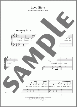 Love Story(Taylor Swift) 楽譜 ピアノ（ソロ） ダウンロード
