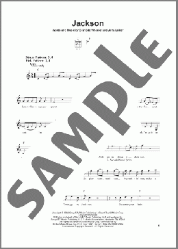 Jackson(Johnny Cash/June Carter/Johnny Cash & June Carter) 楽譜 メロディ ダウンロード