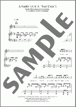 A Soalin' (A.K.A. ”Soul Cake”)(Sting) 楽譜 その他 ダウンロード